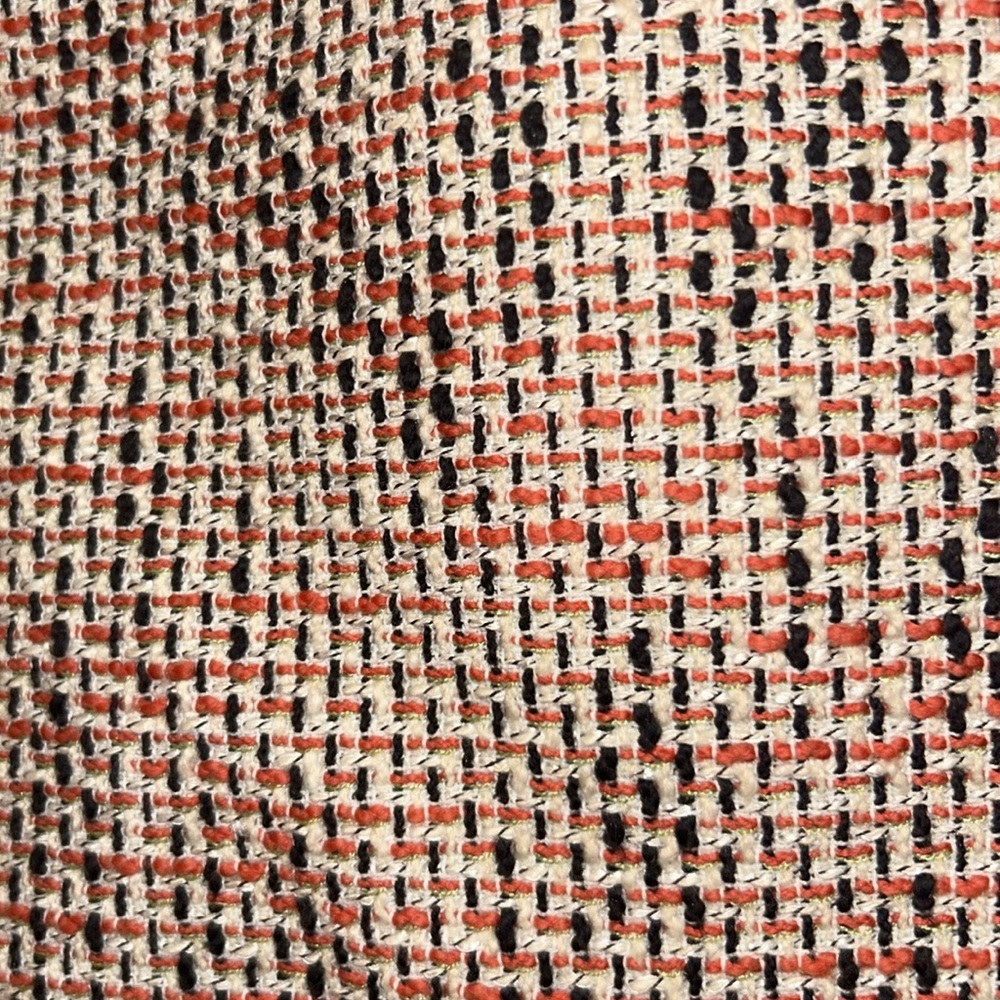 Talbots Woven Tweed Pencil Skirt in Blood Orange Size 0 Petite - Picture 3 of 9